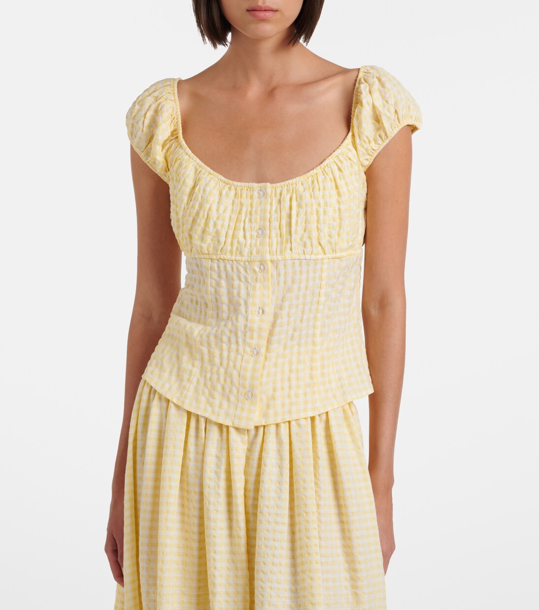 Millie gingham top | Montce