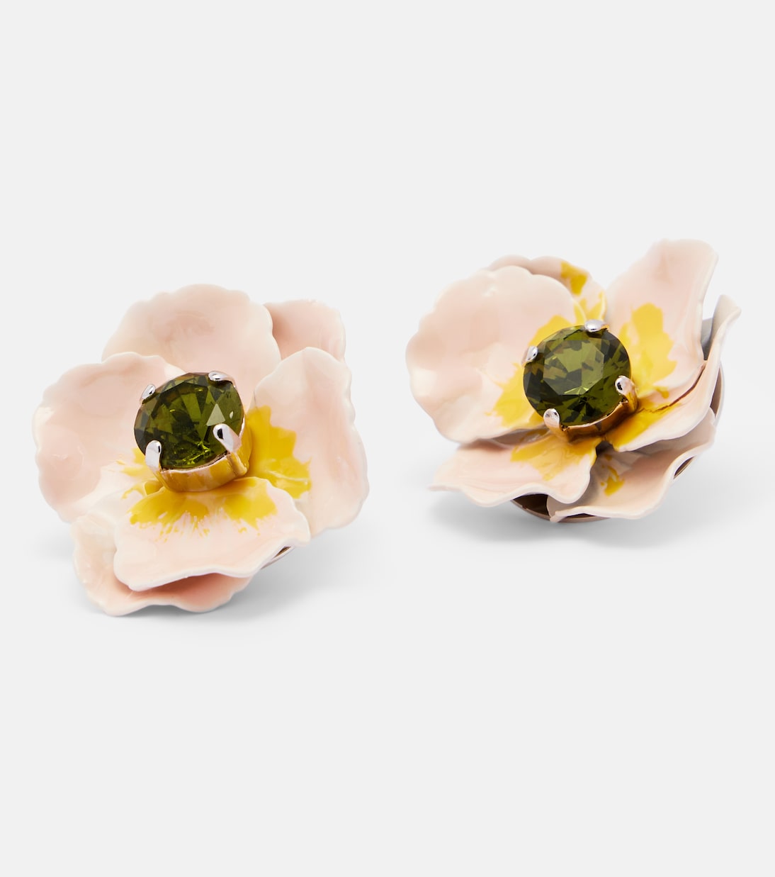 Ohrringe Blooming Poppy mit Kristallen | Simone Rocha