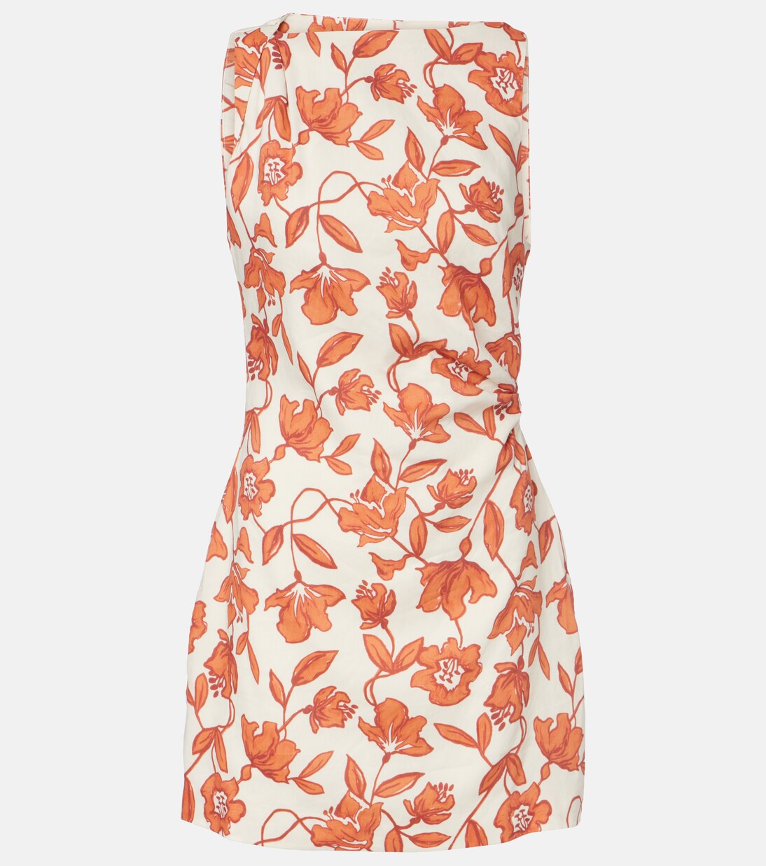 Chloe floral linen-blend minidress | SIR