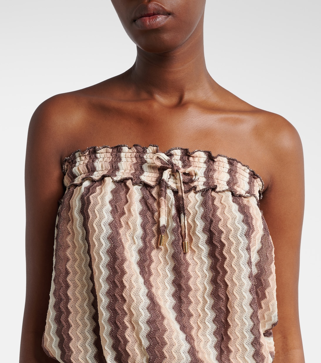 Isla strapless striped minidress | Melissa Odabash
