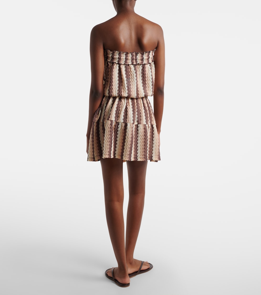 Isla strapless striped minidress | Melissa Odabash