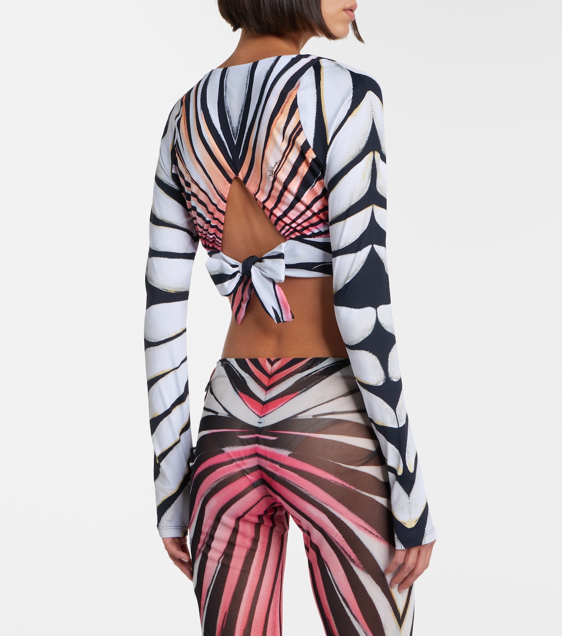 Printed crop top | Roberto Cavalli