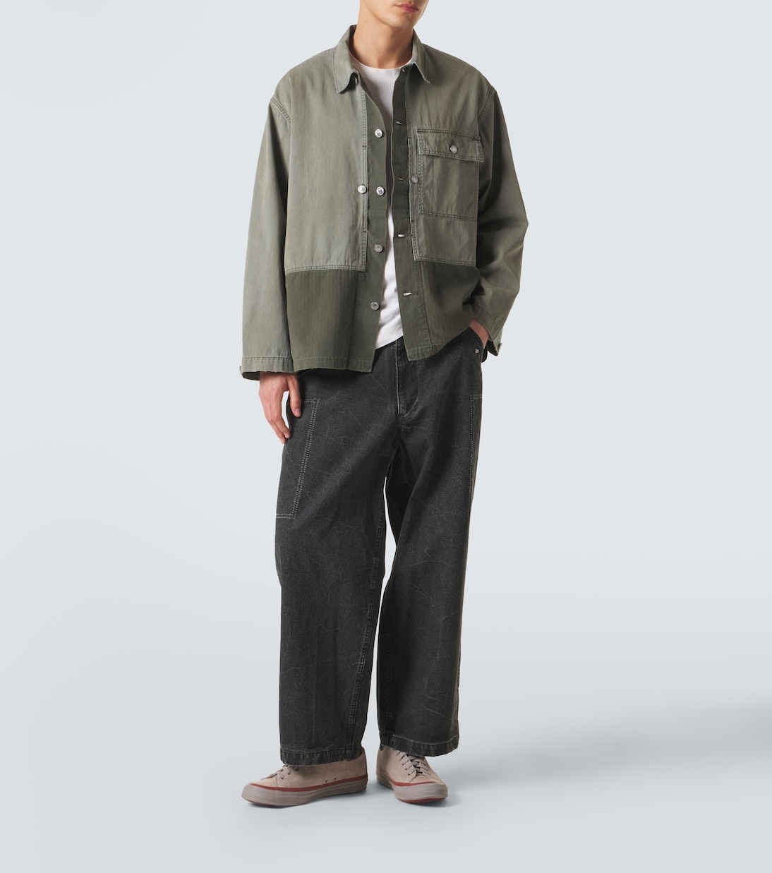 Paneled cotton jacket | A.Presse