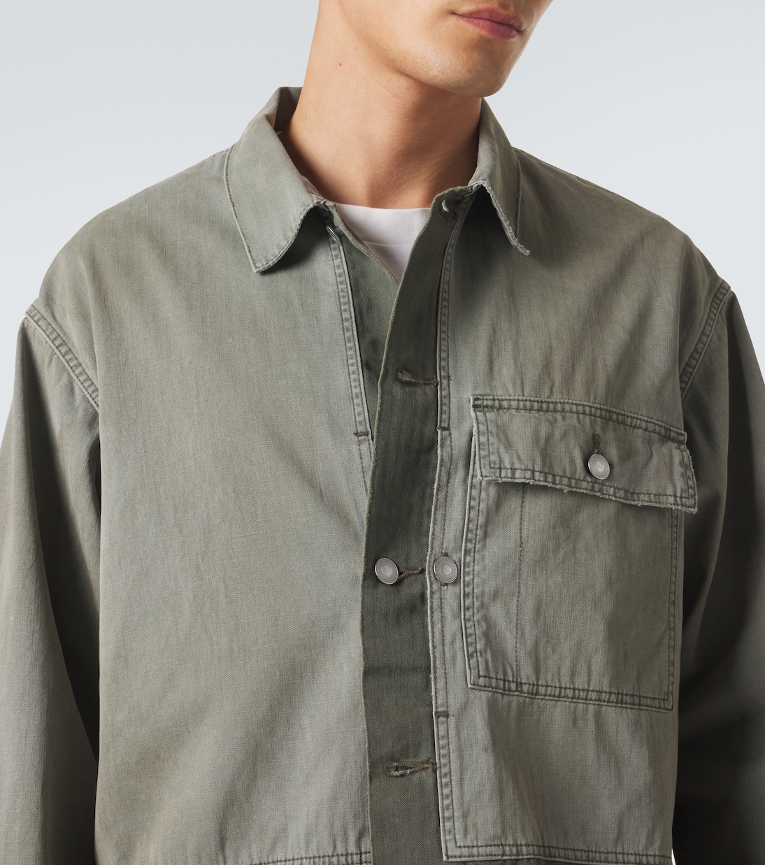 Paneled cotton jacket | A.Presse