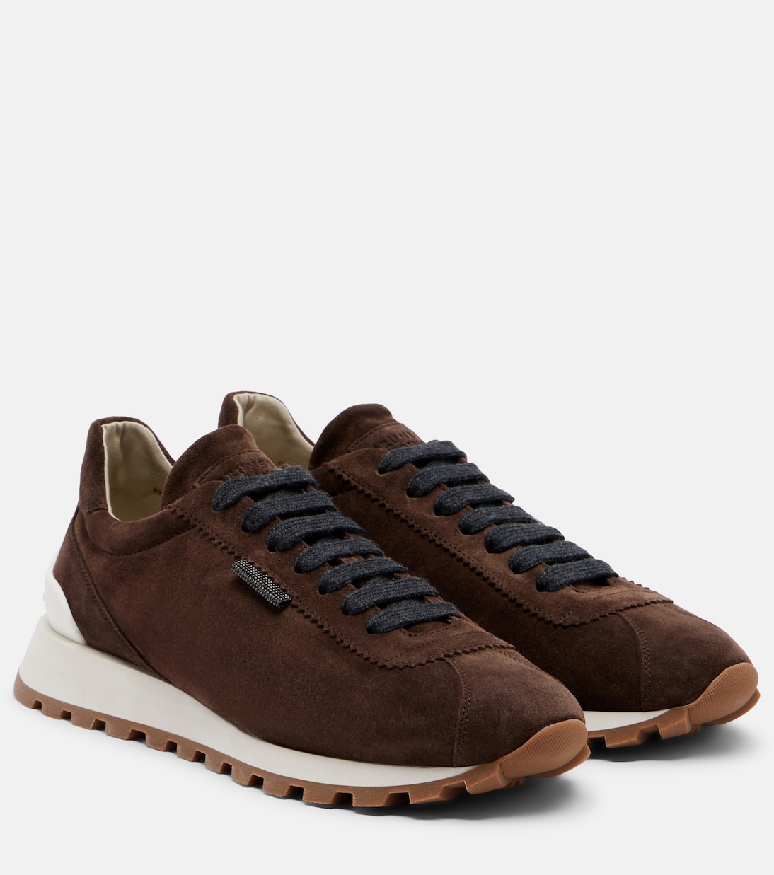 Zapatillas de ante con cuentas Monili | Brunello Cucinelli