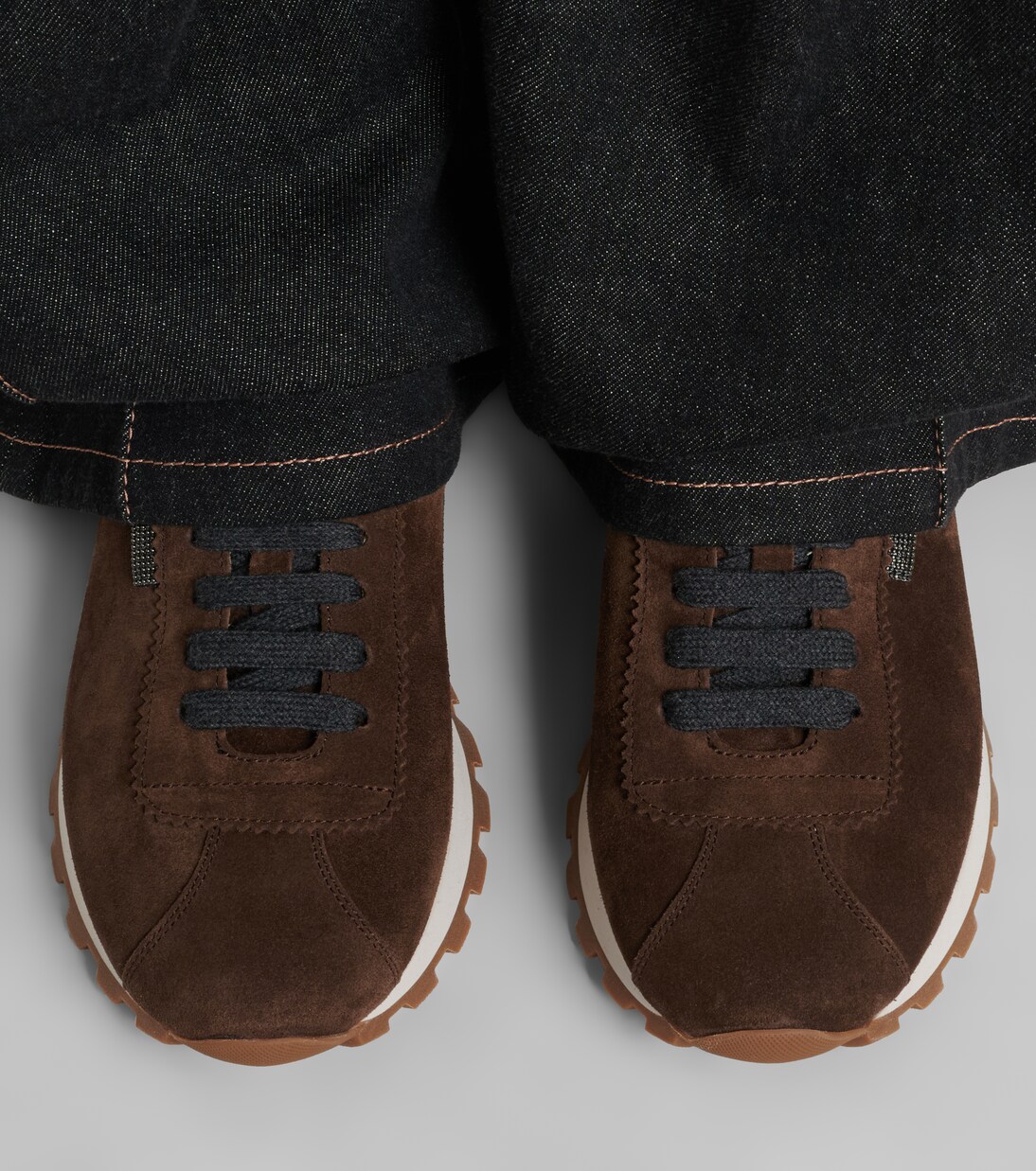 Zapatillas de ante con cuentas Monili | Brunello Cucinelli