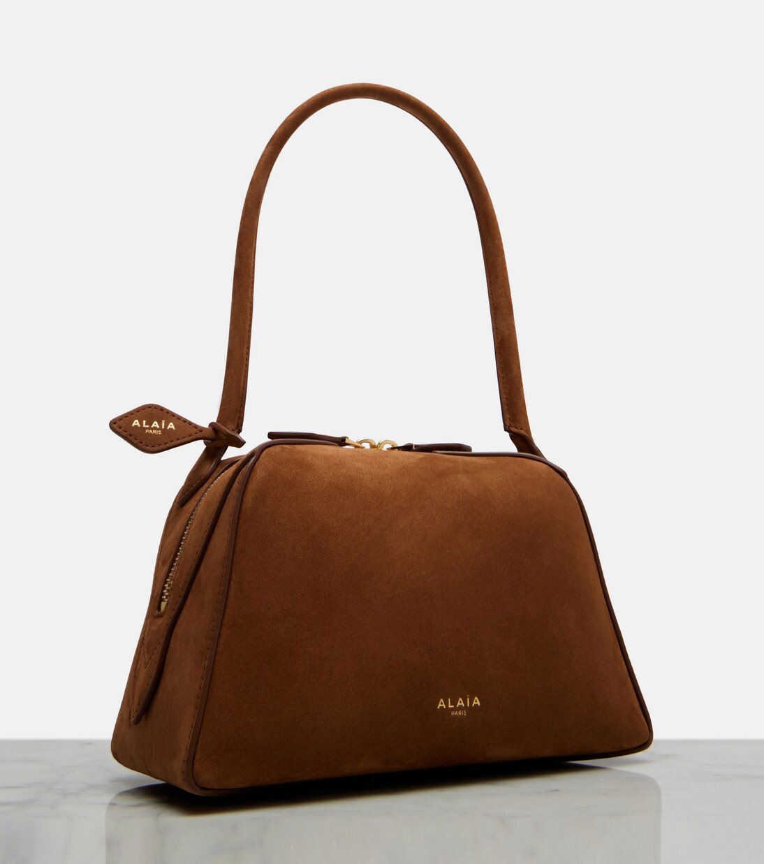 Le Bouledouge suede shoulder bag | Alaïa