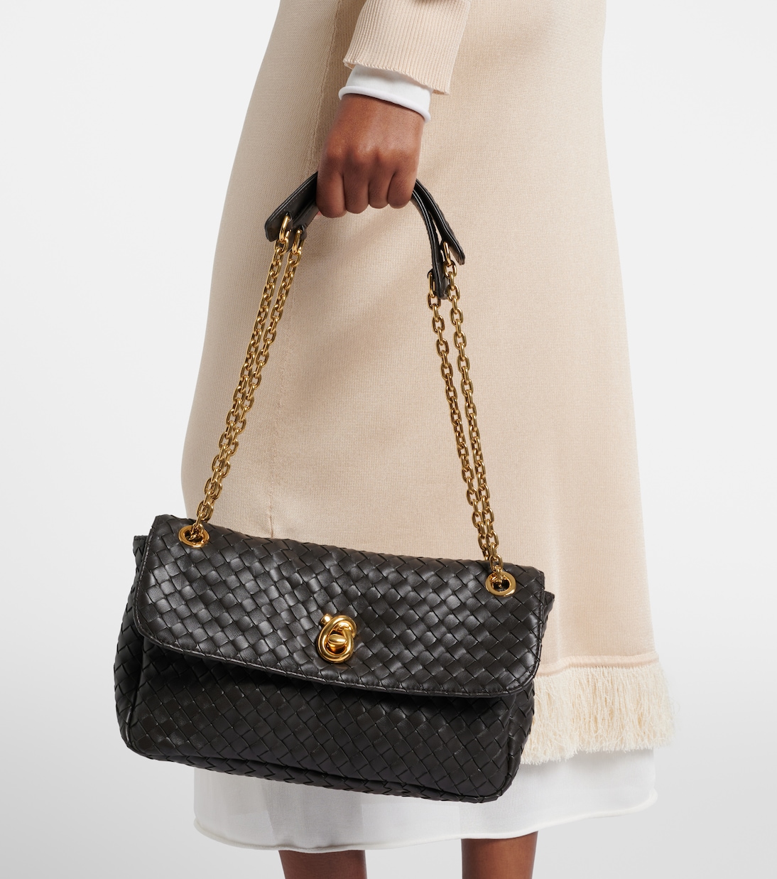 Borsa a spalla Madison Medium in pelle | Bottega Veneta