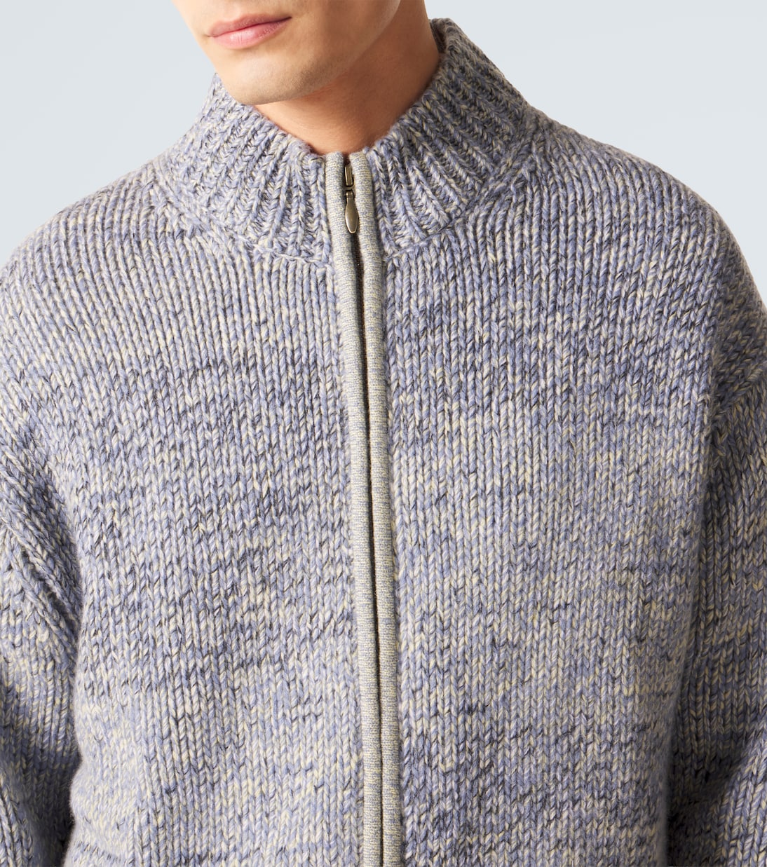 Lamdu cashmere zip-up cardigan | Le Kasha