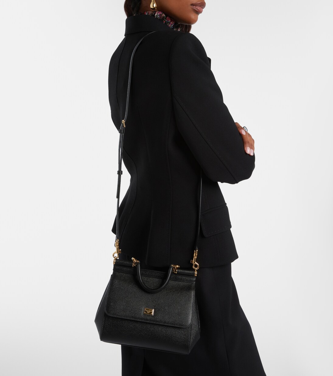 Tote Sicily Small aus Leder | Dolce&Gabbana