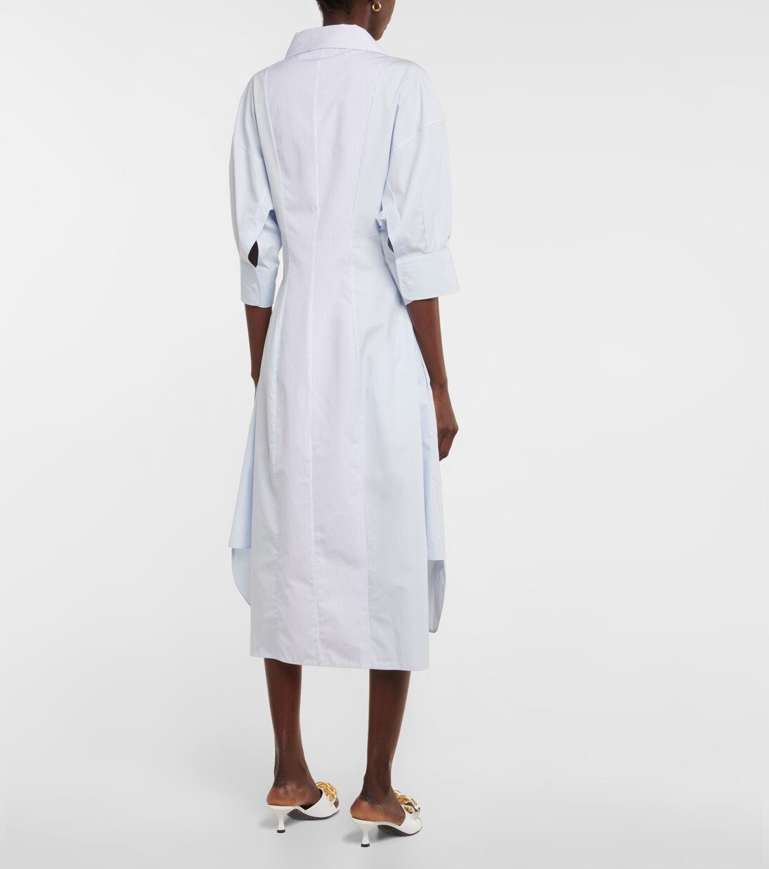 Robe chemise midi en coton | Stella McCartney