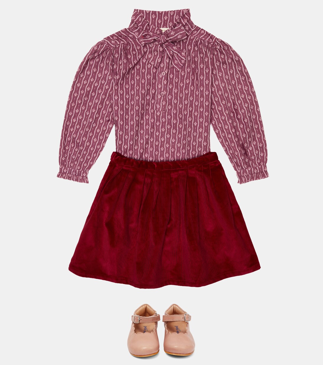 Jupe Preston en velours côtelé | Caramel