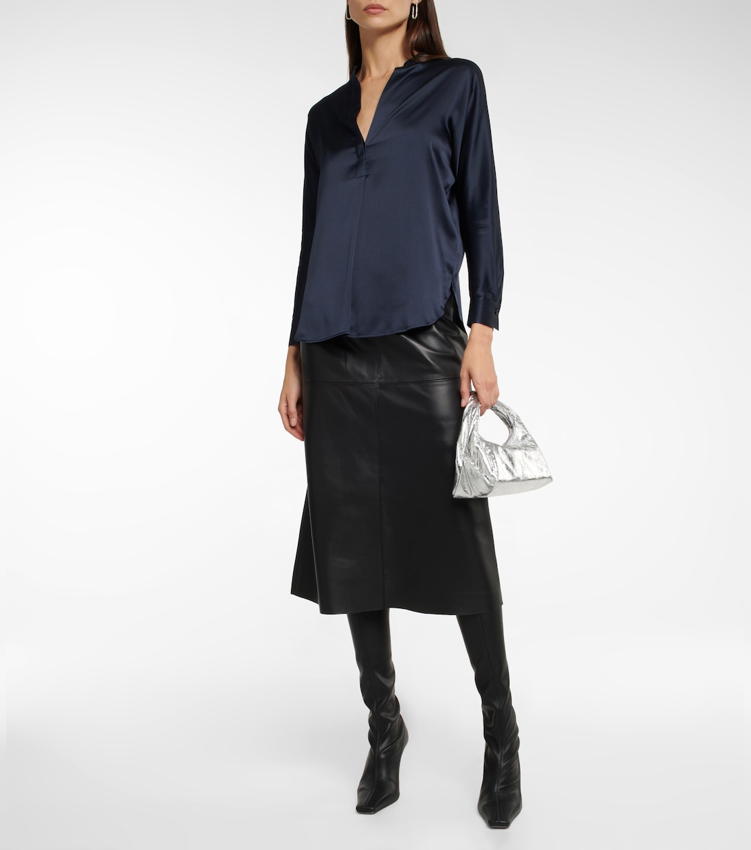 Hemd aus Seide | Vince