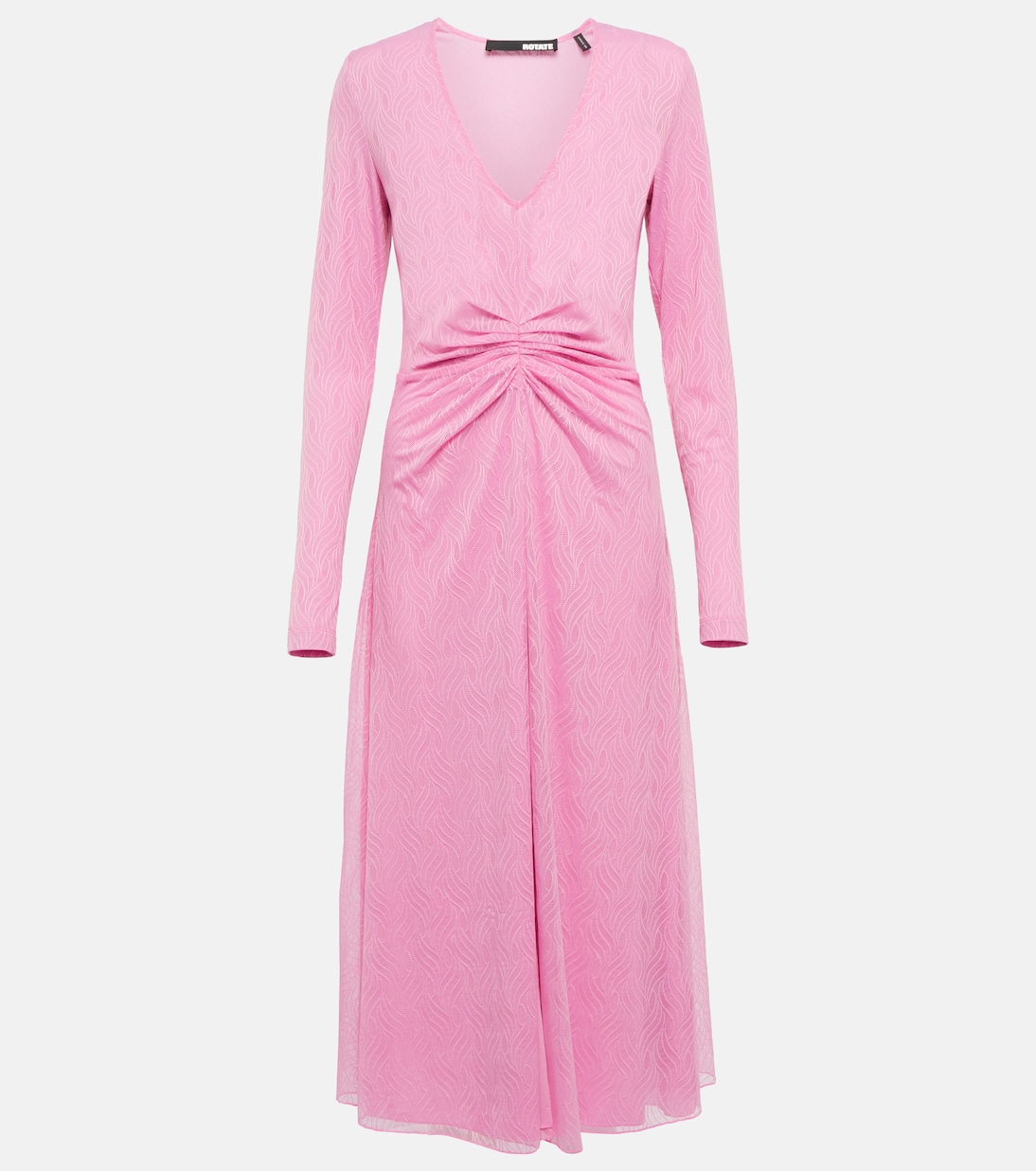 Robe midi en dentelle | Rotate