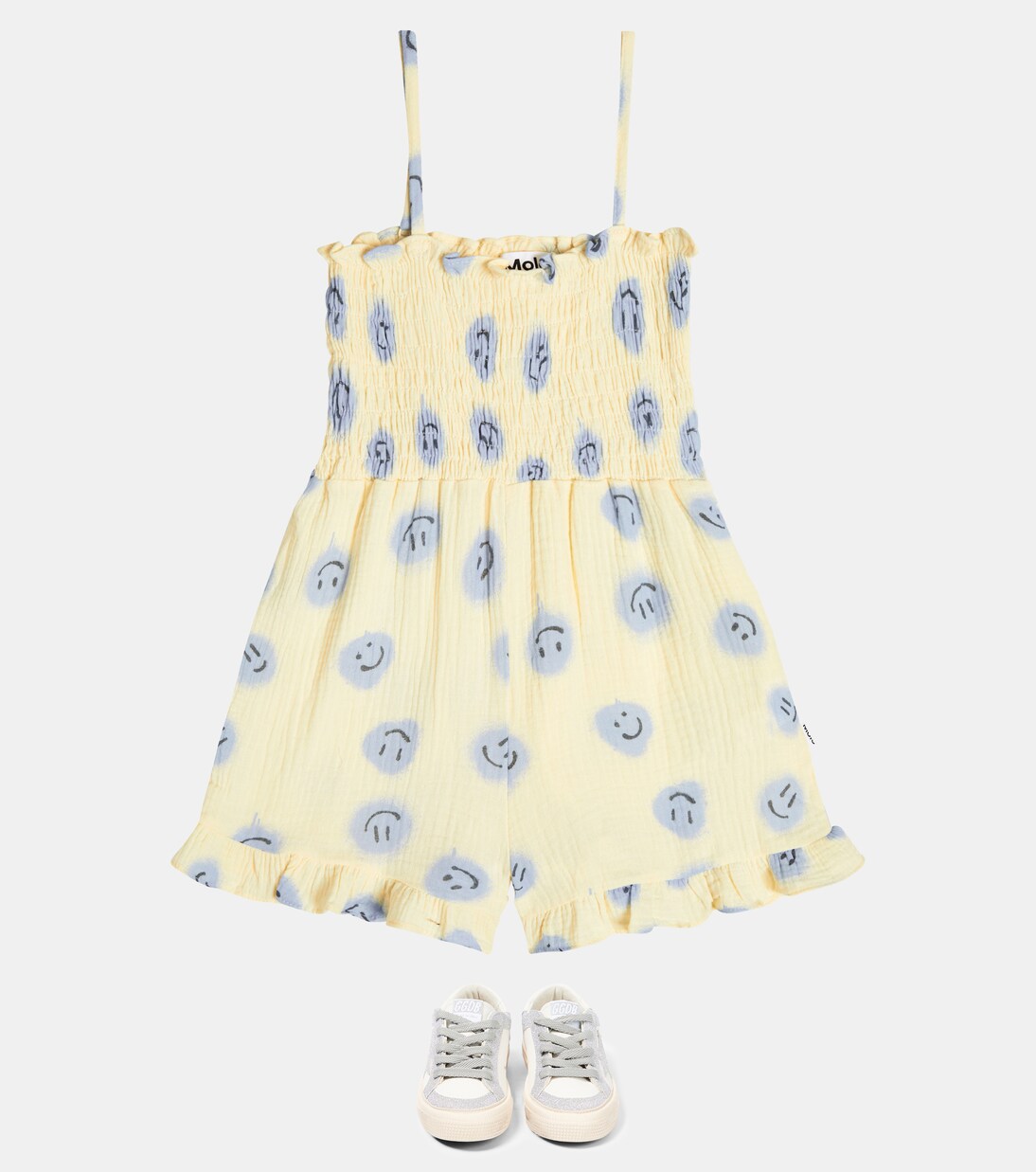 Alicia printed cotton muslin playsuit | Molo