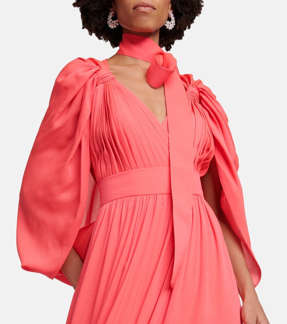 Abito da sera in chiffon di seta | Elie Saab