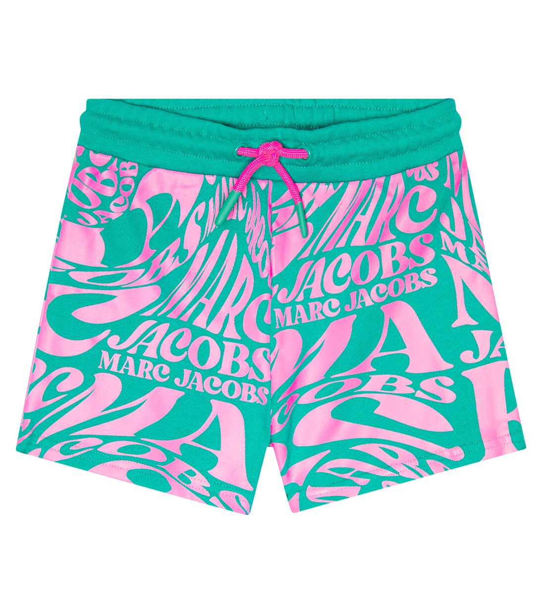 Logo printed cotton shorts | Marc Jacobs Kids