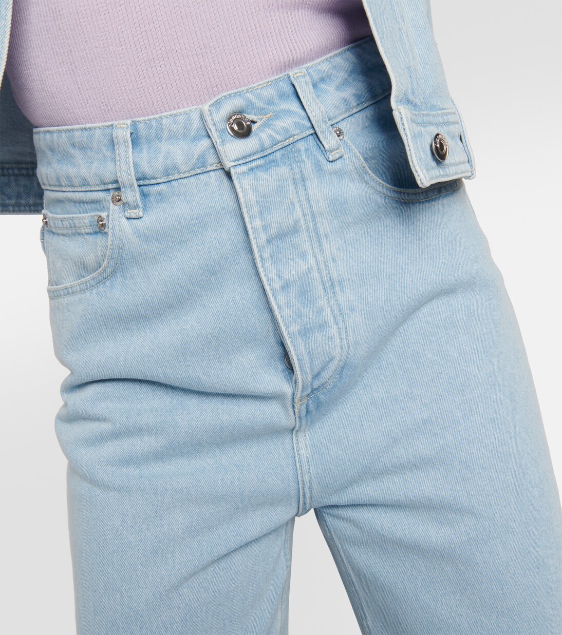 Josine high-rise wide-leg jeans   | Nanushka