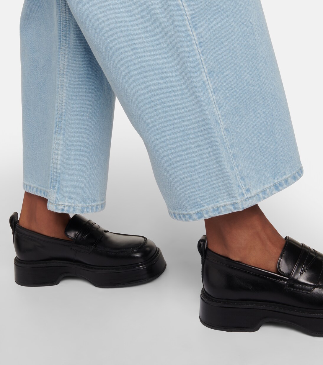 Josine high-rise wide-leg jeans   | Nanushka