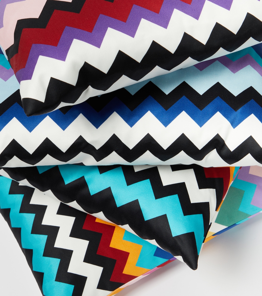 Cyrus Zigzag cotton cushion | Missoni