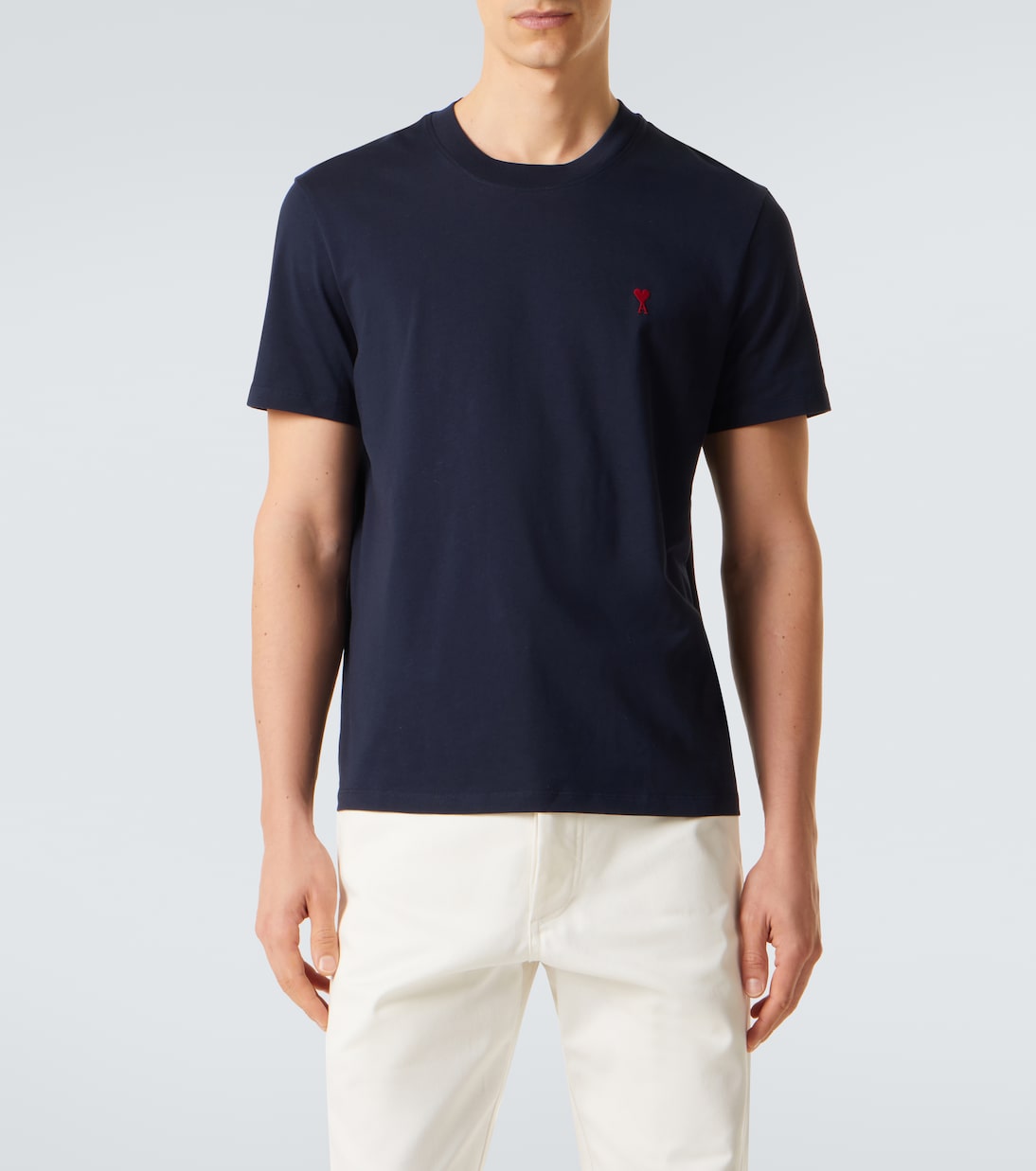 T-Shirt Ami de Cœur aus Baumwoll-Jersey | Ami Paris