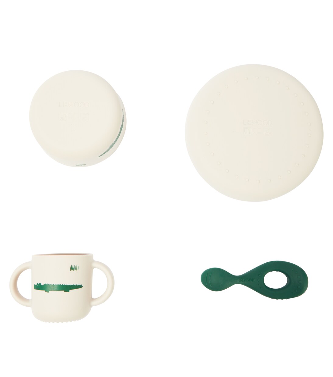 Baby - Set da tavola Vivi in silicone con stampa | Liewood