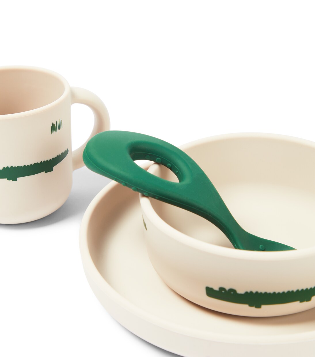 Baby - Set da tavola Vivi in silicone con stampa | Liewood