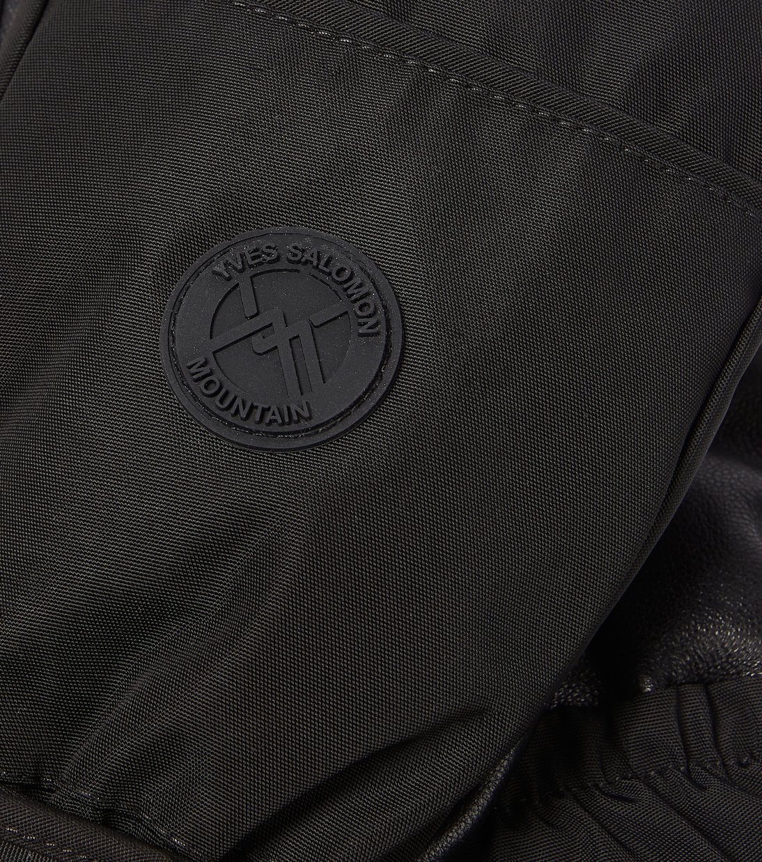 Manoplas con piel | Yves Salomon