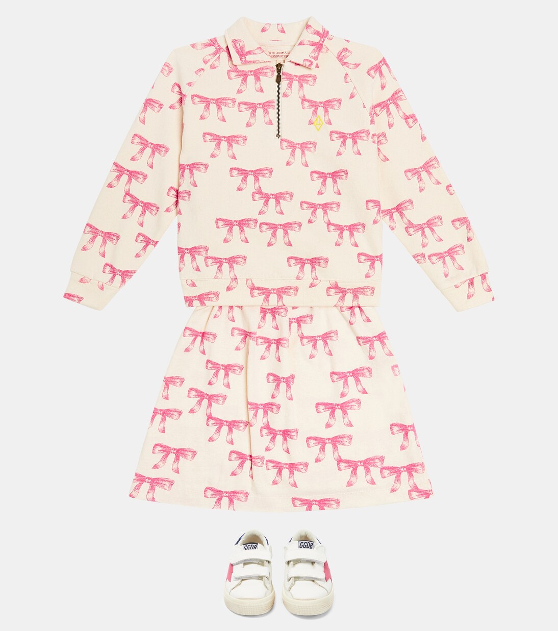 Seahorse cotton polo sweater  | The Animals Observatory