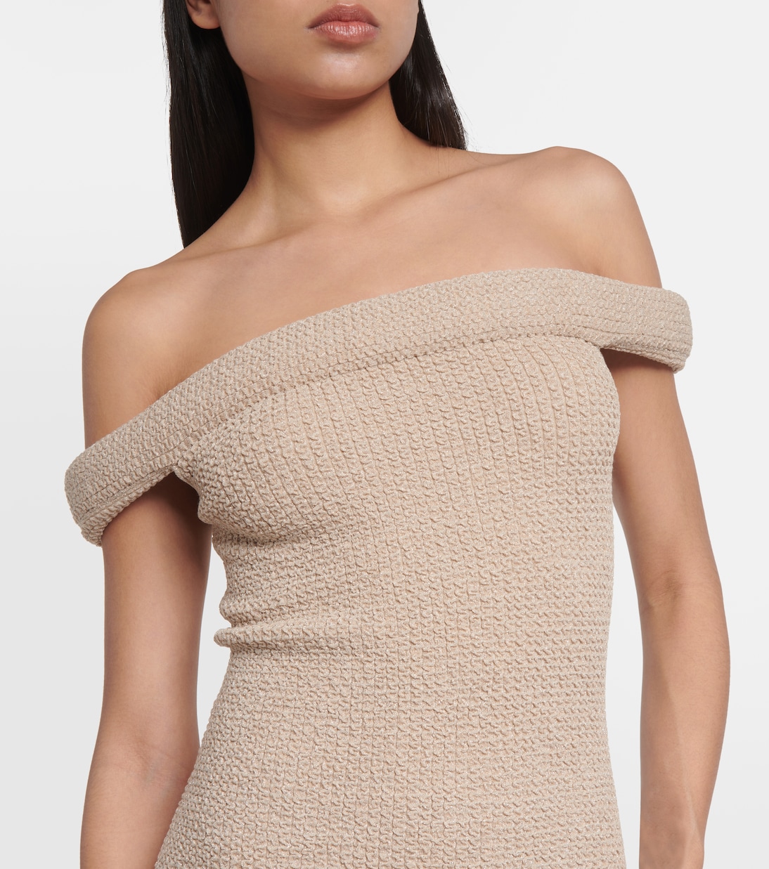 Off-Shoulder-Maxikleid | Toteme