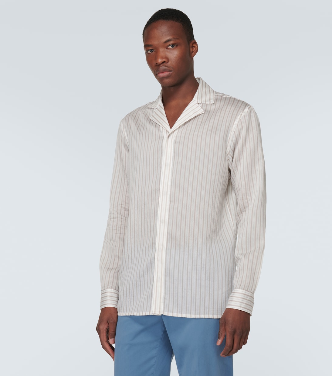 Lyocell-blend shirt | Giorgio Armani