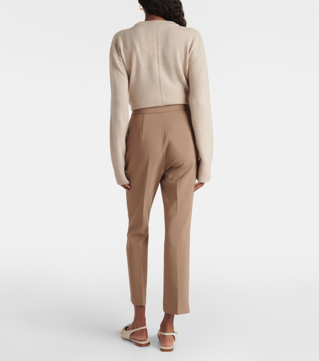 Gerade Hose Nepeta aus Crêpe | Max Mara