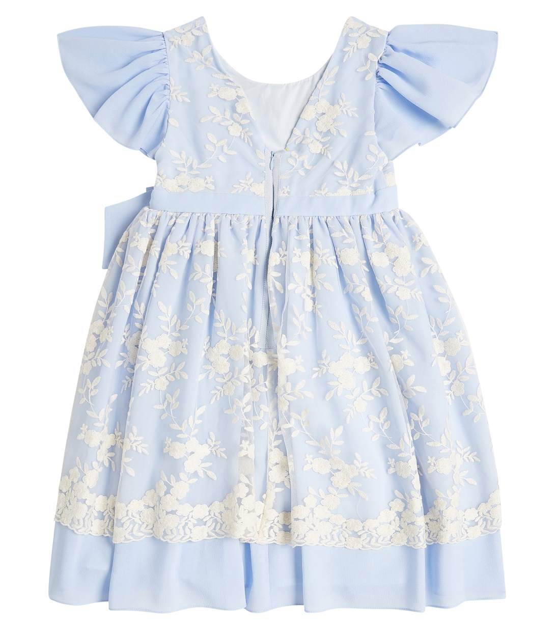 Embroidered chiffon and tulle dress | Patachou