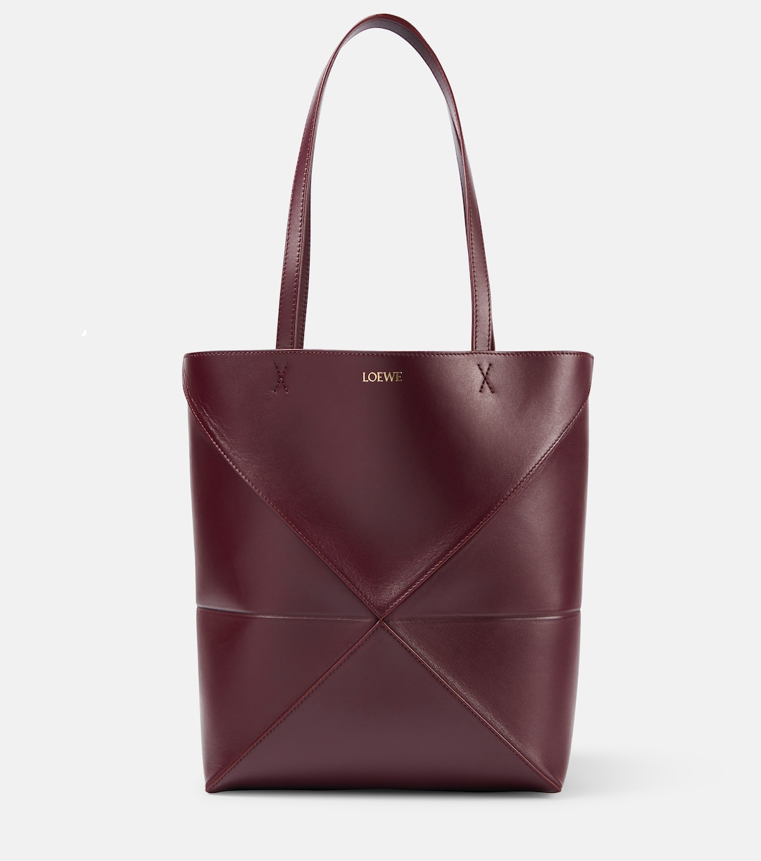 Puzzle Fold Medium leather tote bag | Loewe