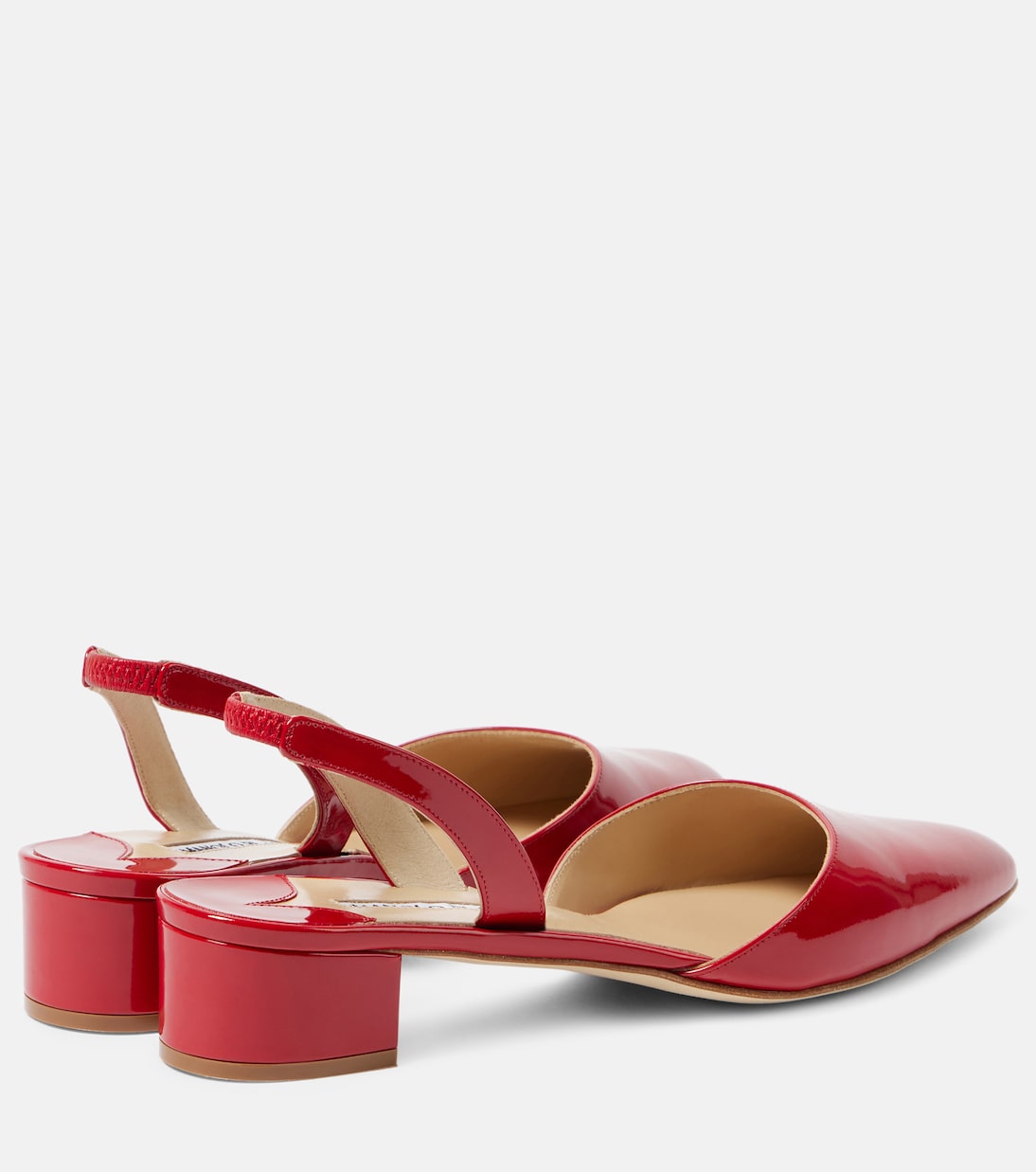 Salones destalonados Aspro 30 de charol | Manolo Blahnik