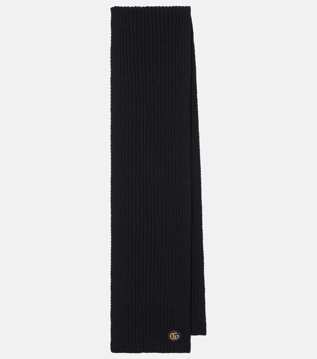 Ribbed-knit wool and cashmere scarf | Gucci