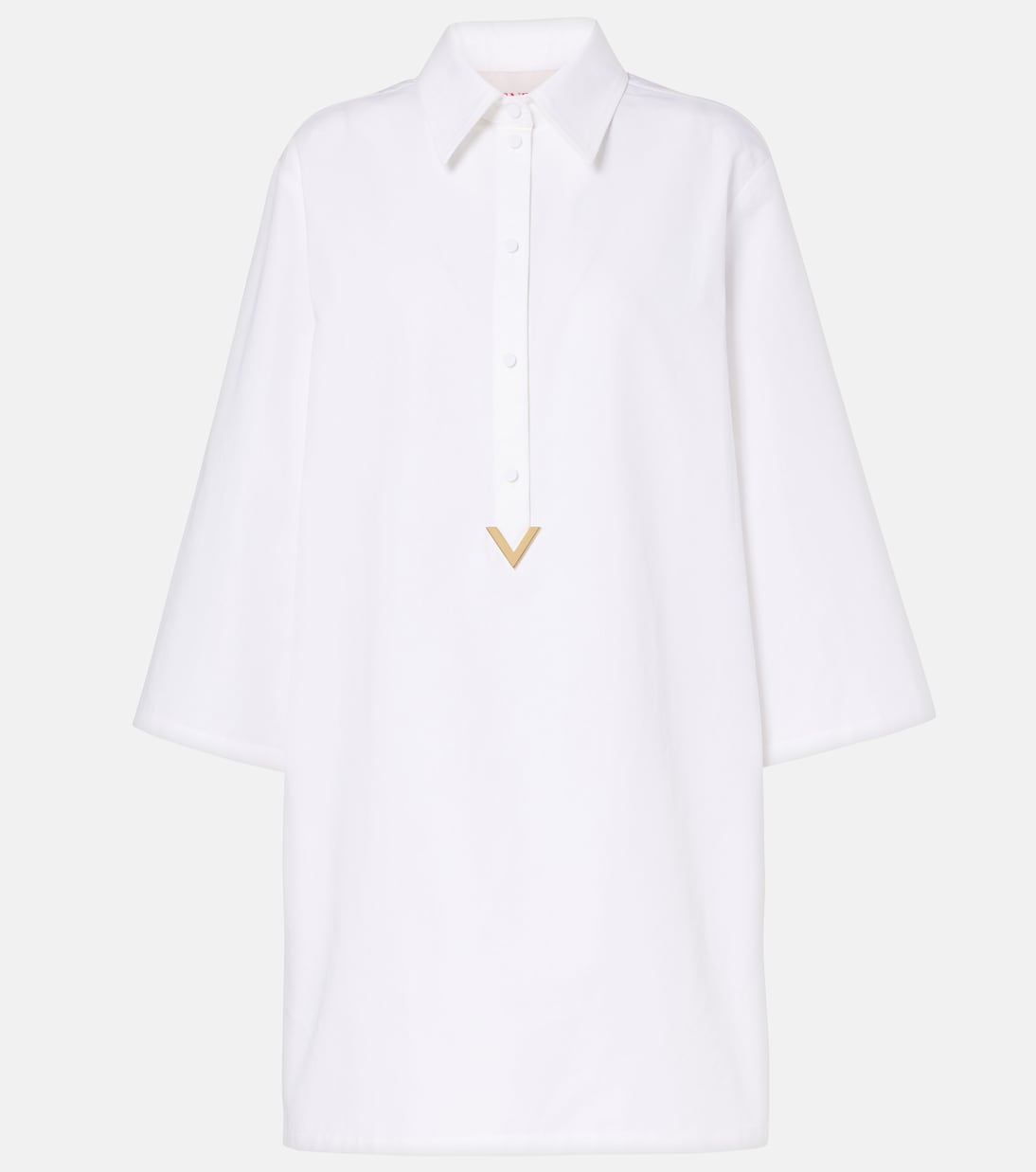 Minikleid VGold aus Baumwolle und Leinen | Valentino