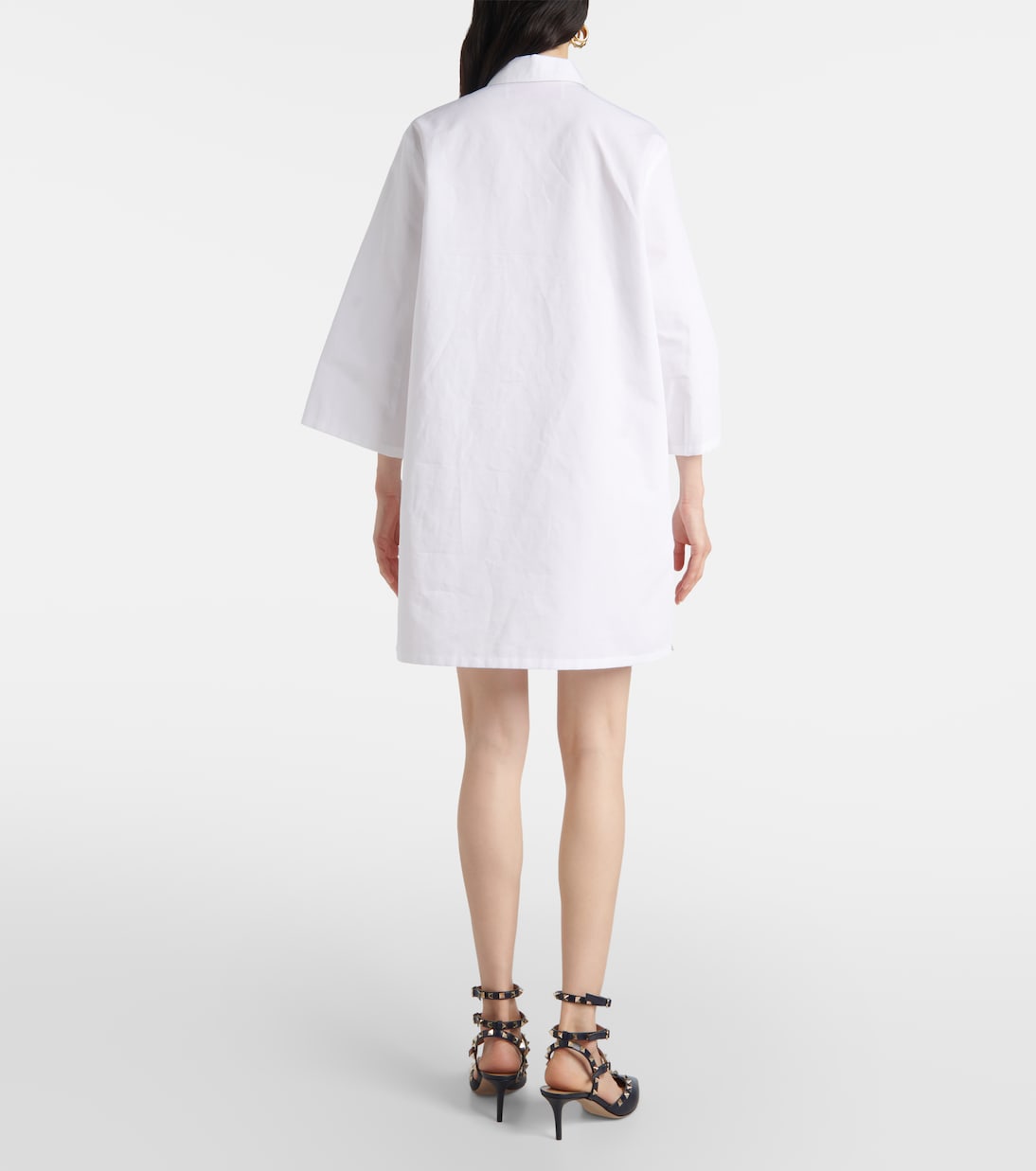 Minikleid VGold aus Baumwolle und Leinen | Valentino