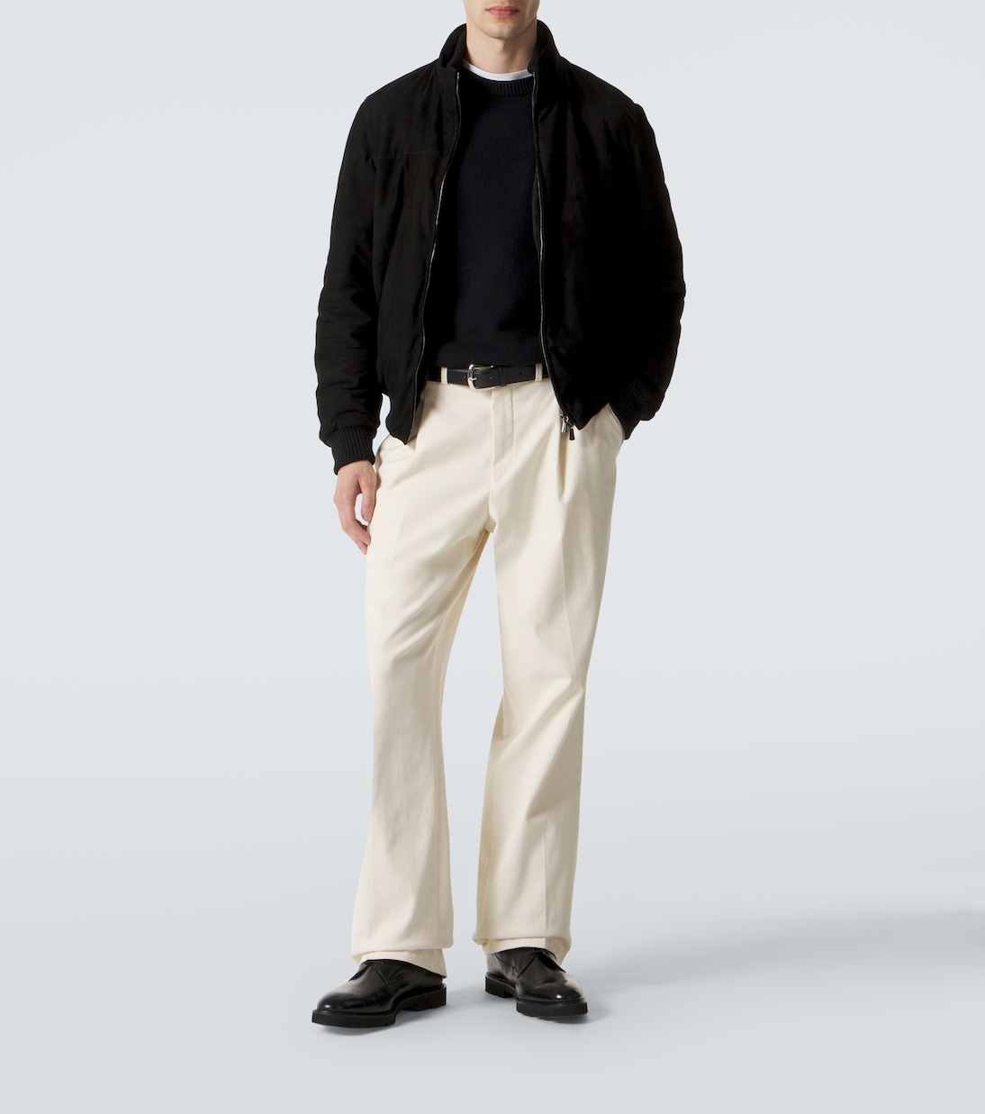 Bomberjacke aus Veloursleder | Thom Sweeney