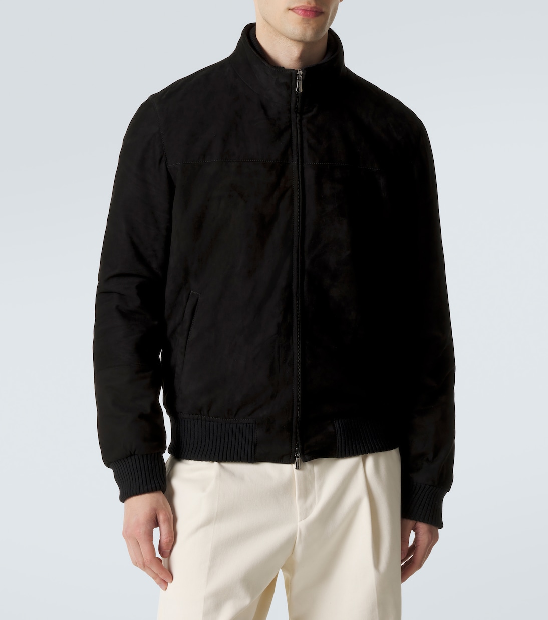 Bomberjacke aus Veloursleder | Thom Sweeney