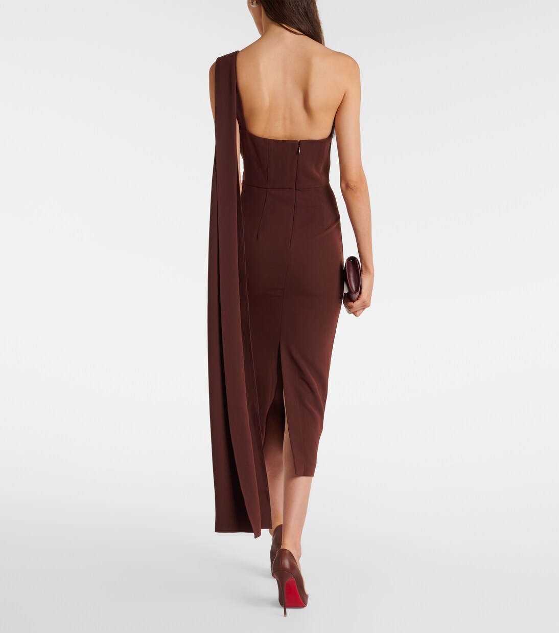 Robe midi asymétrique | Roland Mouret