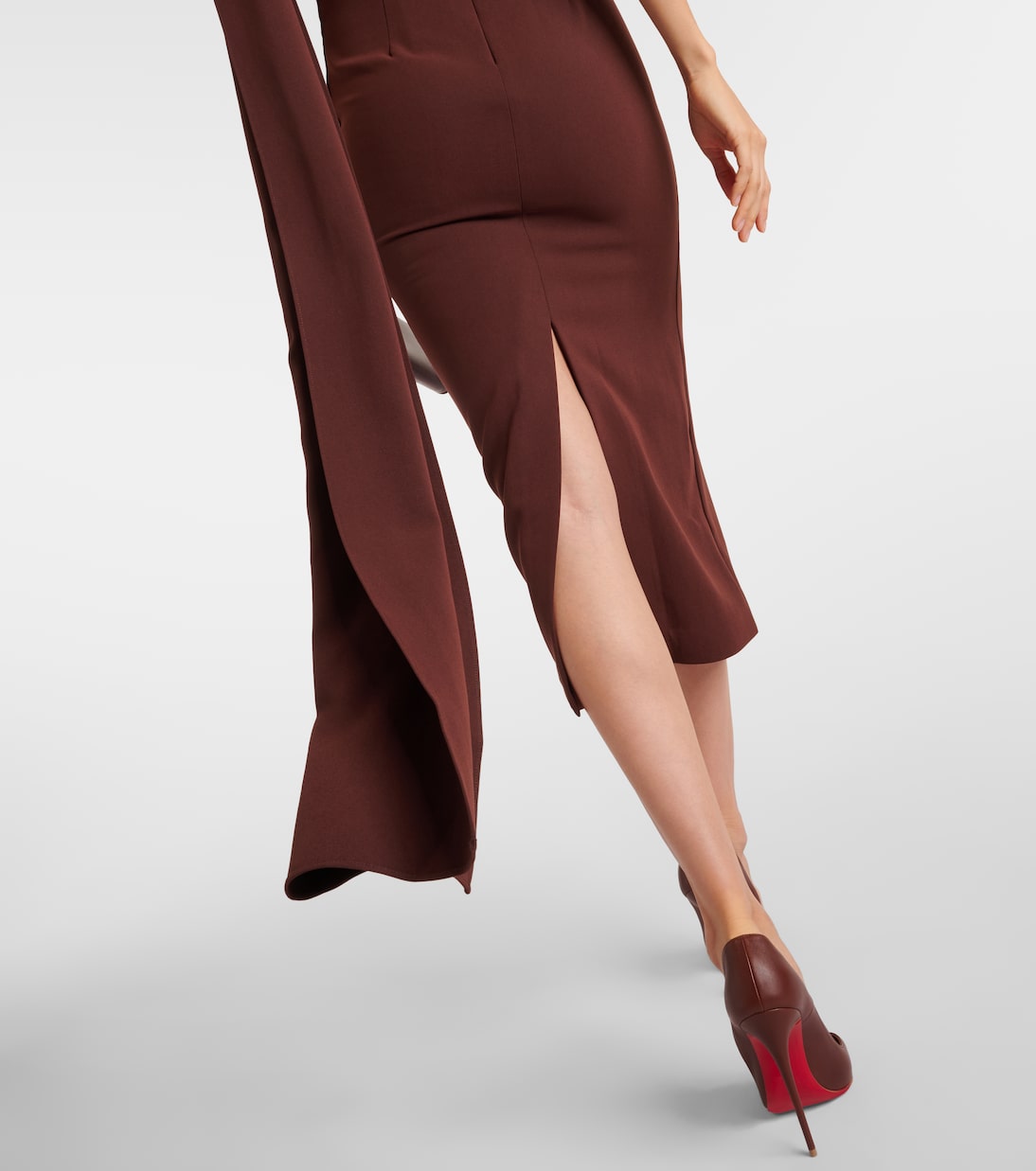 Robe midi asymétrique | Roland Mouret