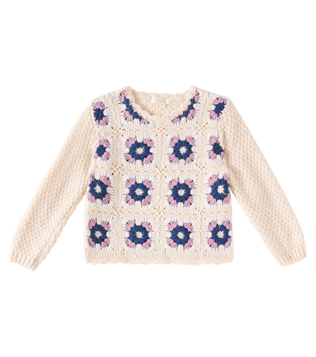 Alicia floral crochet sweater | Louise Misha
