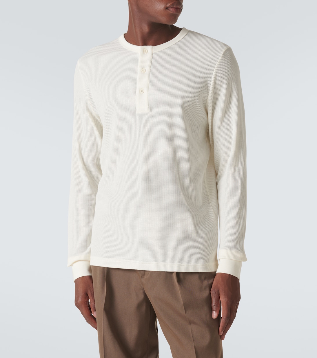 Top in cotone con bottoni | Sunspel