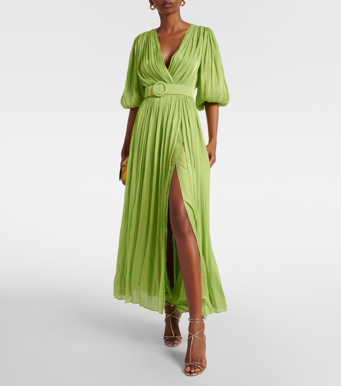 Robe Brennie aus Georgette | Costarellos