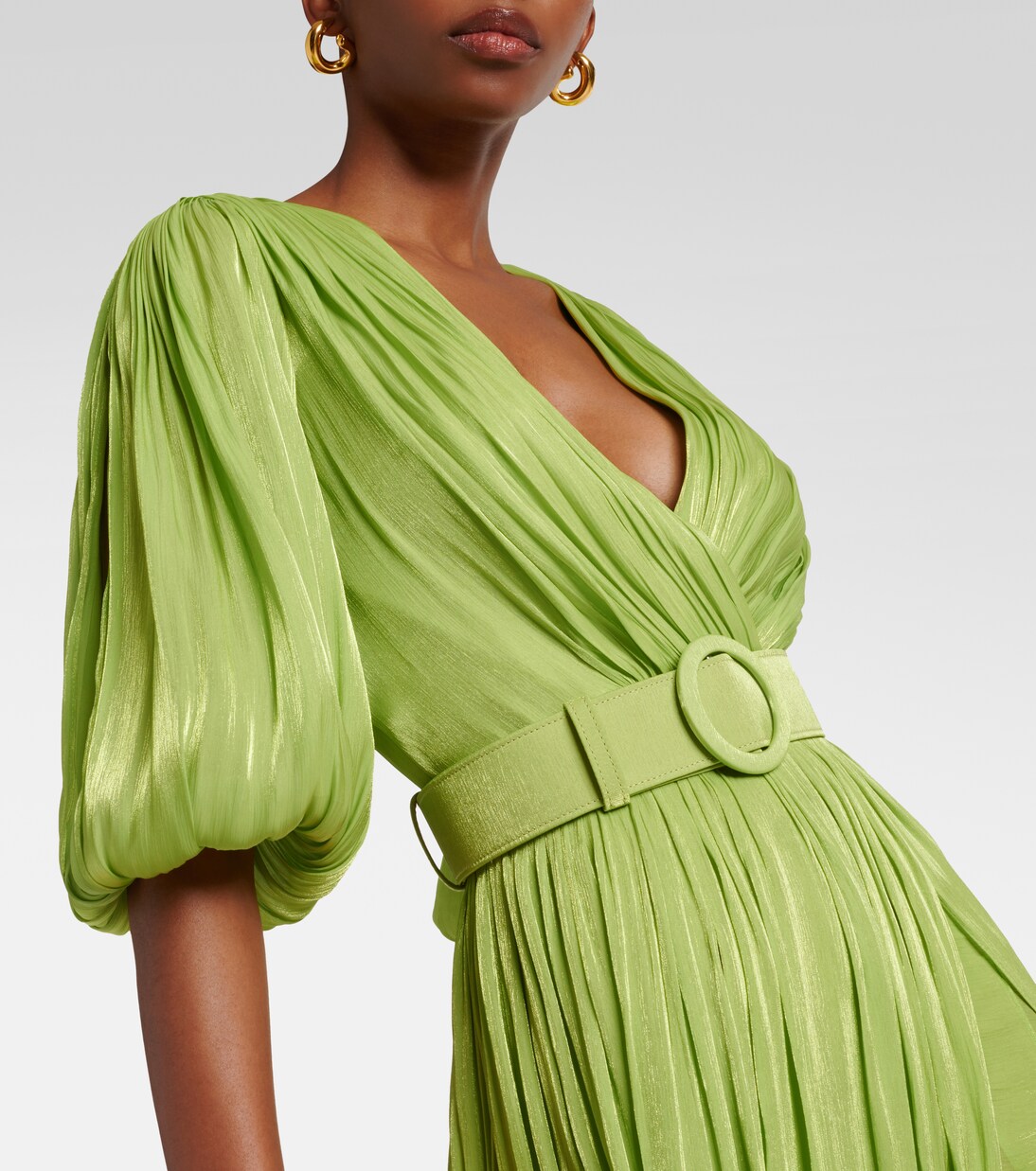 Robe Brennie aus Georgette | Costarellos