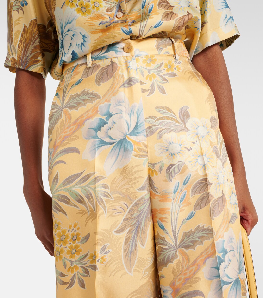 Pantalon ample imprimé en soie | Etro