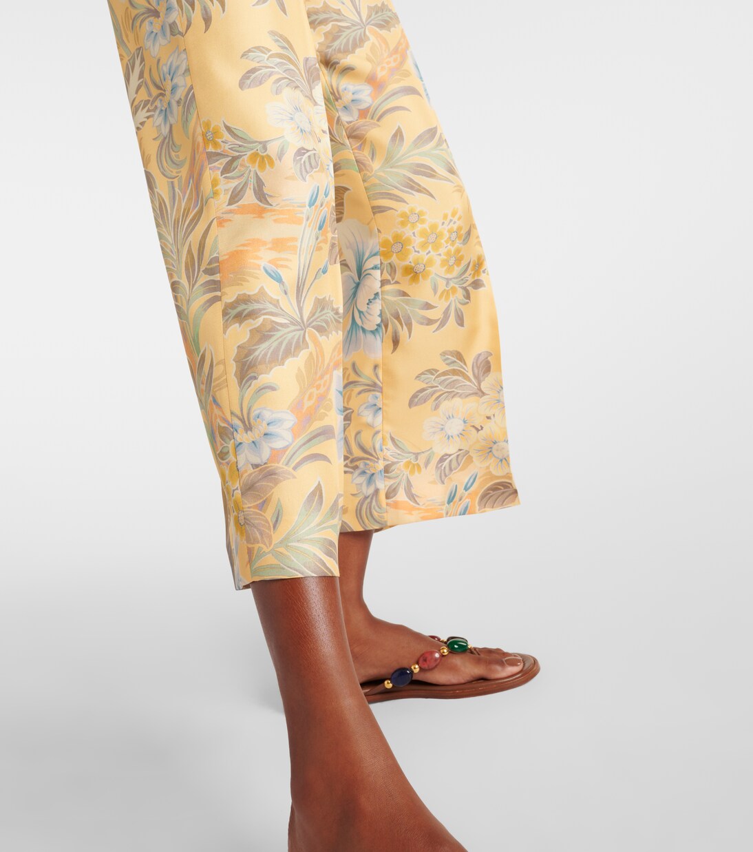 Pantalon ample imprimé en soie | Etro