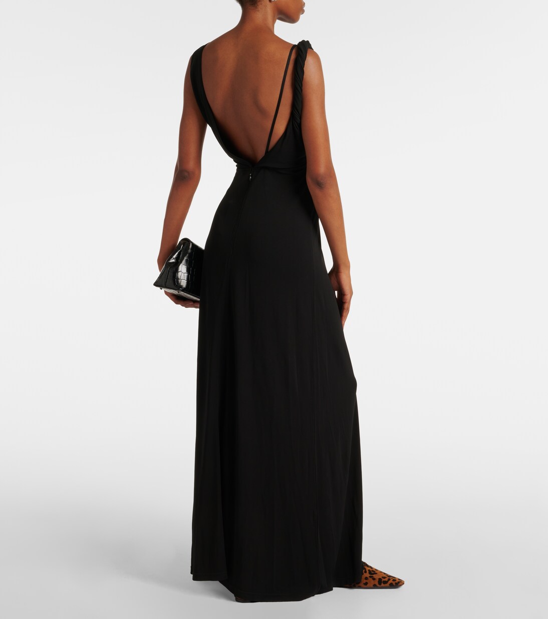 Robe longue Twist en crêpe | Toteme