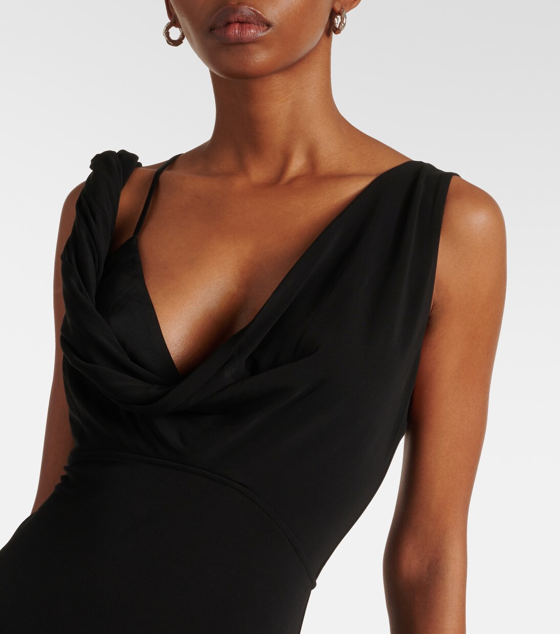 Robe longue Twist en crêpe | Toteme